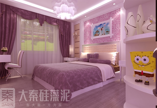 硅藻泥婚房效果圖